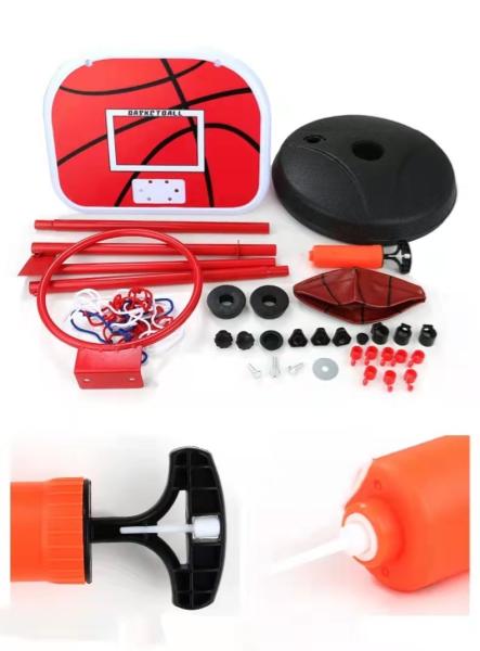 Indoor And Outdoor Iron Basketball Hoop Adjustable And Safety For Boys