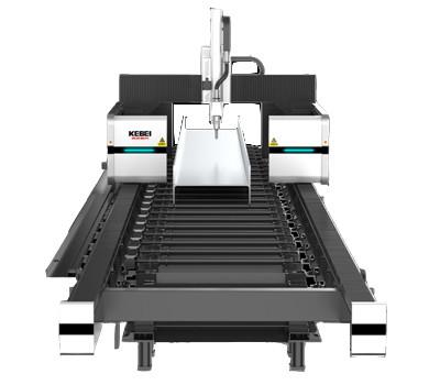 1200 mm largeur de coupe H faisceau machine de découpe laser avec Ec-Ophit tête laser et ± 0,03 mm de précision de positionnement