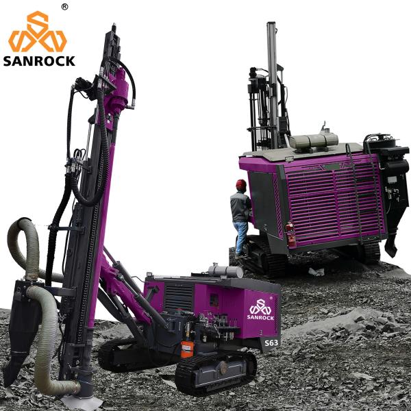 Hydraulic Rotary Borehole Integrated Drilling Equipment Mining Crawler DTH Drilling Rig