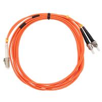 ST-LC MultiMode Duplex OM2 62.5um Blindado 3 Meter Fibra Óptica Patch Cord Cable