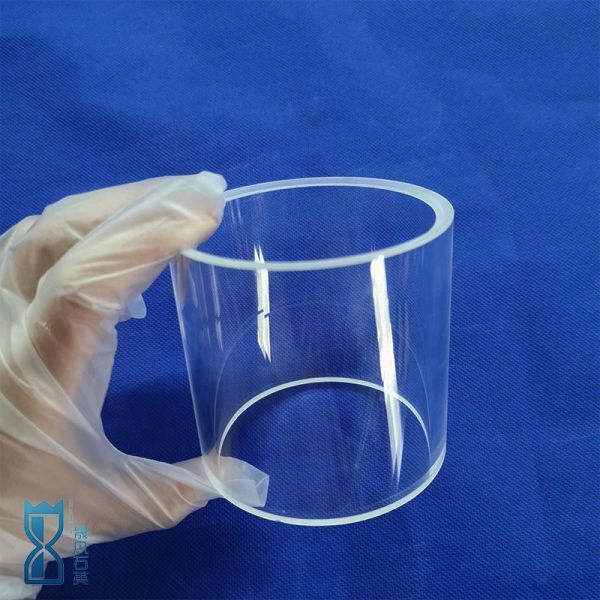 Customized High Purity Transparent Polished Clear Glass Tube Furnace