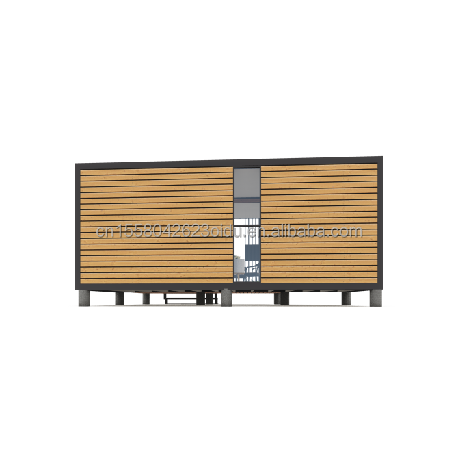 Casas de contenedores modulares prefabricadas estilo de diseño moderno con marco de acero de acero galvanizado 180g