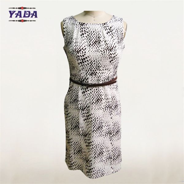 Новая модель повседневной моды зрелое платье женщины обеденные платья производитель женской одежды для дам