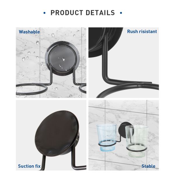 Всасывание держателя чашки 5kg зубной щетки нержавеющей стали SS201 нагружая фиксированное