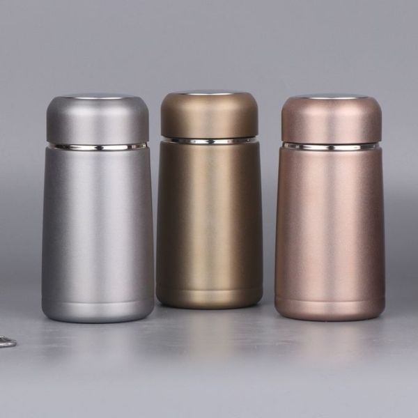 350ML Mini Cute Coffee Cup Vacuum Flasks Thermos Bottle Stainless Steel Water Travel Mug Office Tea Thermal Sealed And Waterproof, Compact And Portable