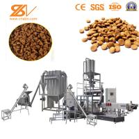 Comida de perro animal que hace máquina método seco extrusor de tornillo gemelo industrial sistema seco
