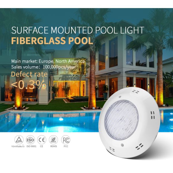 Бассейн стеклоткани VDE 25W водоустойчивый освещает 1750LM водоустойчивое Inground привело света