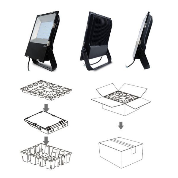 High Lumen Outdoor LED Flood Lights 100w Led Floodlight Outdoor 50/60Hz