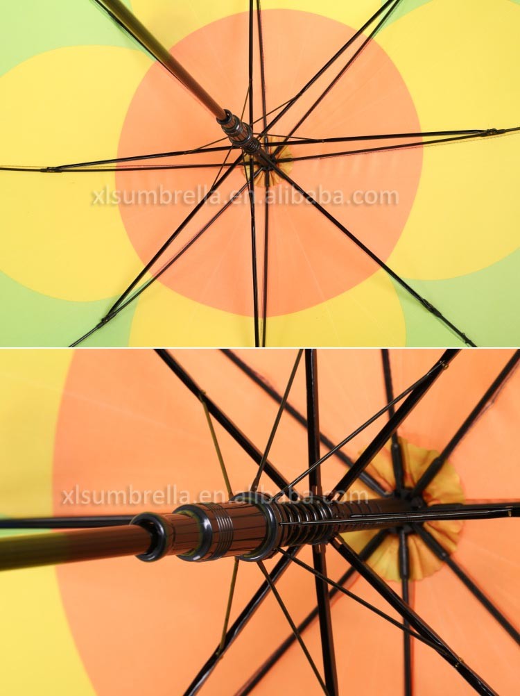 Зонтики гольфа ручки BSCI j прямые Windproof