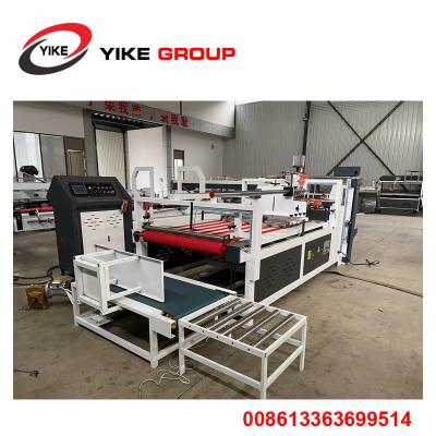 YK-2400 Máquina de colagem de pasta semi-automática para máquina de fabricação de caixas de cartão Corrugados