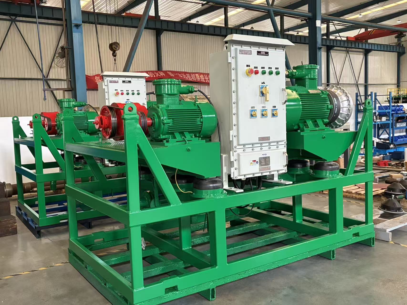 High-Speed Drilling Mud Decanter Centrifuge & LW520×1290BP-N & 70 m³/h VFD Solids Separation