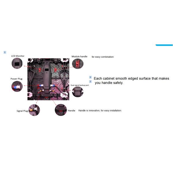 50x100cm P4.81 Indoor Rental Led Display For Church Event