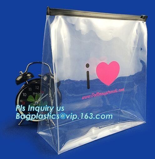 zip lock plastic bags for packaging, Storage Bag Zip lockk Travel Bags Zip Lock Valve Slide Seal Packing Pouch For Cosmeti
