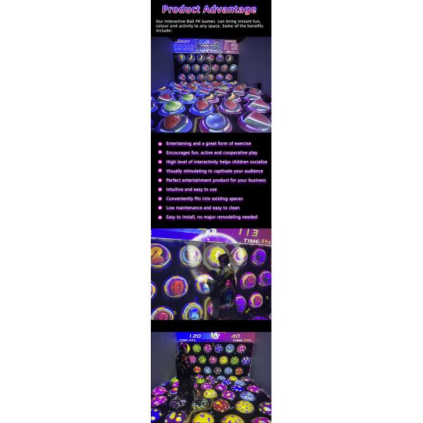 3800Lm HD Interactive Ball Games 3 Educational Themes Interactive Projection Games