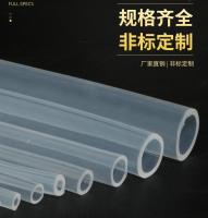 Tuyau translucide de silicone de catégorie comestible, tube de silicone, tuyauterie de silicone