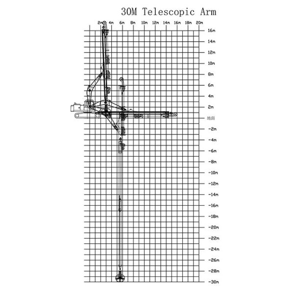 Excavator Telescopic Arm For Sany Hitachi Komatsu Use BS900E