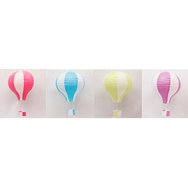 Hot Air Balltoon Paper Lanterns, Shopping Arcade Celebrations, Birthday Parties, Kindergarten Hanging Ornaments