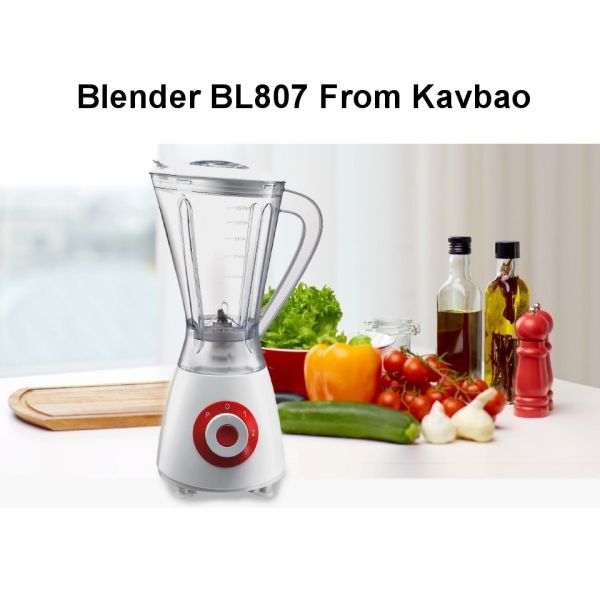 Popular BL807 Plastic / Glass  Jar Food Blender