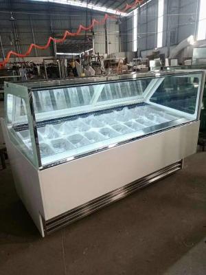 White Commercial Freezer Glass Door Enabling 24 Hour Best Display Effects