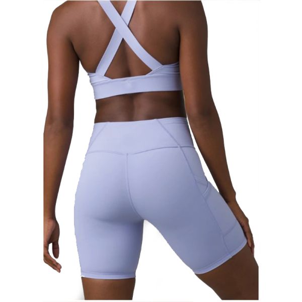 Quick Dry Summer Nylon Spandex Sport Yoga Short Leggings Running Gym Shorts for Women