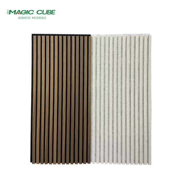 Factory price noise isolation  Office Building eco-friendly akupanel mdf for Soundproofing