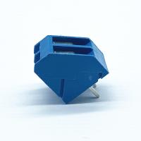 Conector azul Pluggable do fio 2P do terminal de parafuso do passo de HQ330-5.0mm