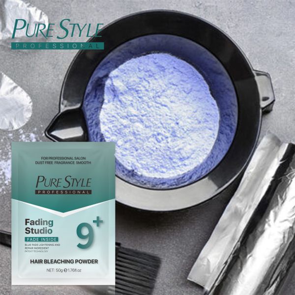 Poudre décolorante pour cheveux professionnelle de salon en vrac 50G qualité cosmétique