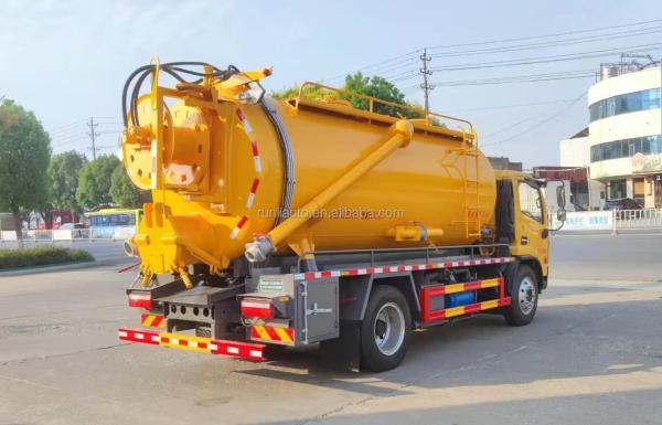 China Factory Price DFAC DongFeng 1000L to 20000L Vacuum Suction Machine Truck Septic Tank Truck Sewage Fecal Suction Truck