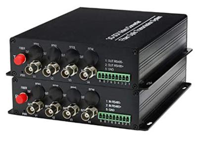 20km HD SDI Fiber Converter , Digital Video Over Fiber Converter With RS485