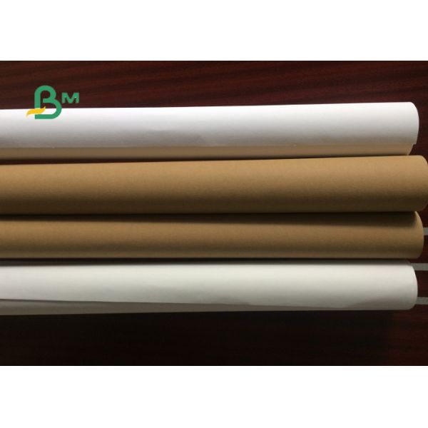 Silver Kraft Paper Washable , Natural Fiber Pulp Brown Kraft Paper Eco Friendly