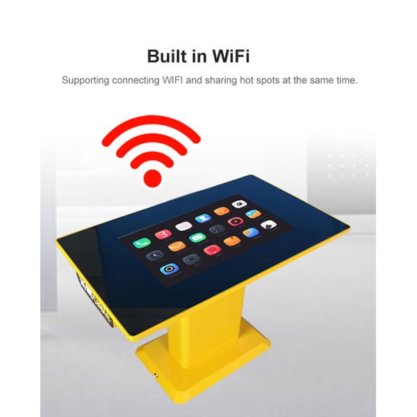 43 Inch Touch Screen Activity Table Modern Living Room Coffee Table Windows