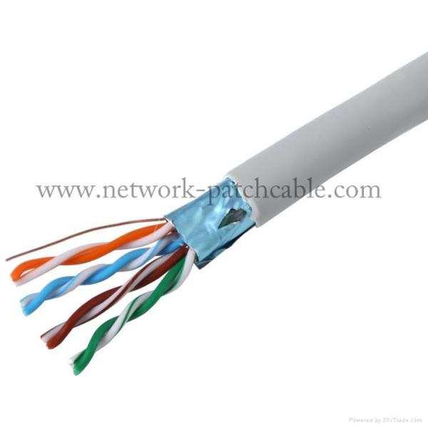 Computer 4P Cat 5e FTP Cable 24AWG LAN Cable IEC60332-1 1000 ft/box