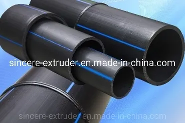 Machine de ligne d'extrusion de tubes en plastique HDPE MDPE PP PEX 50 mm 63 mm