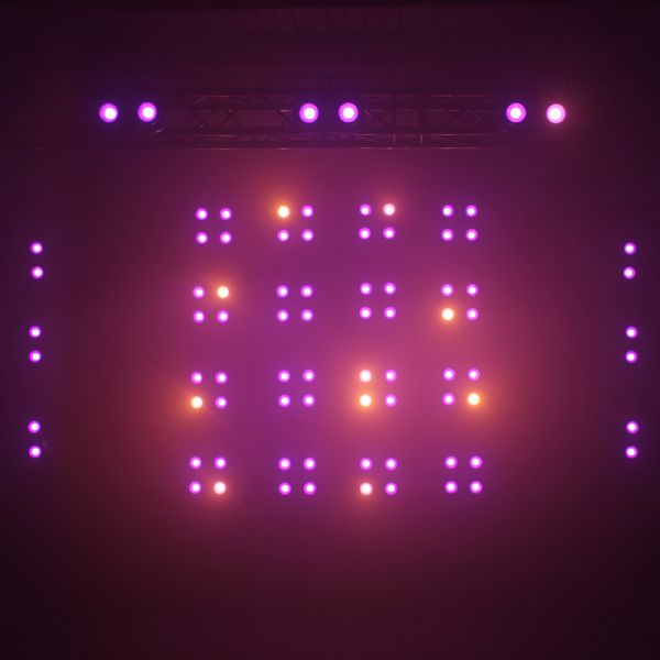 Dj Disco 2x90w пиксель коб подсвечивает сцену RGB 2in1 с RGB LED для свадьбы