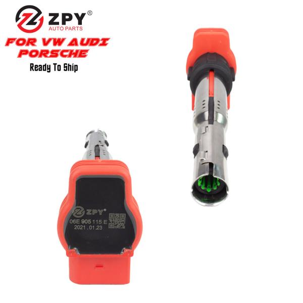 ZPY Pack de bobines d'allumage de 4 pour Audi A4 A6 Q7 R8 S4 S5 TT Volkswagen Passat Golf GTI 06E905115A 06E905115C 06E905115E