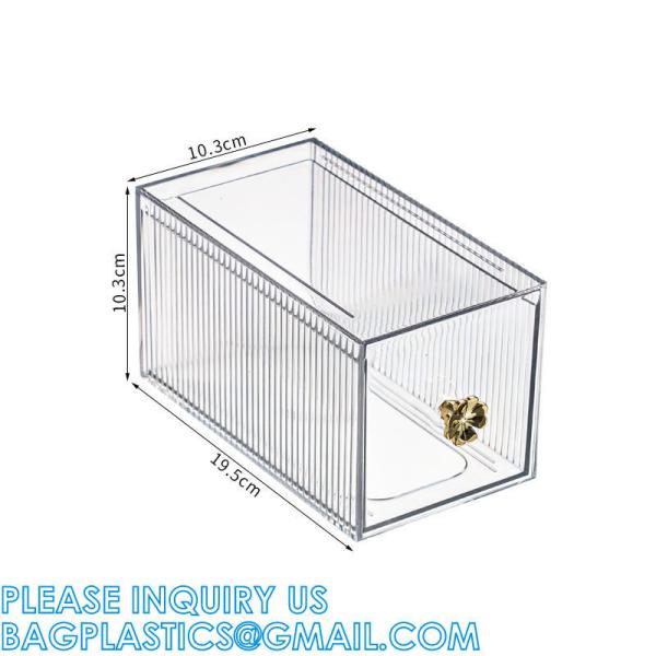 Cosmetic Storage Box Makeup Storage Container Organiser, Skincare Makeup Organizer, Brush Holder, Vanity Shelf