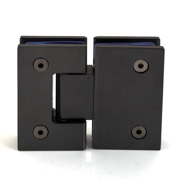 Чистый никелевый отделка черный матовый душевой ванной дверной занавес для стеклянных дверей