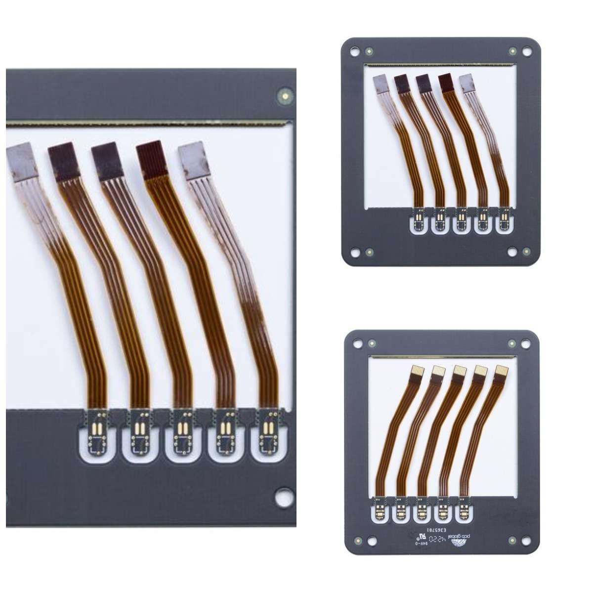 маски припоя черноты PCB гибкого трубопровода 3mil 4L монтажная плата Diy твердой гибкая