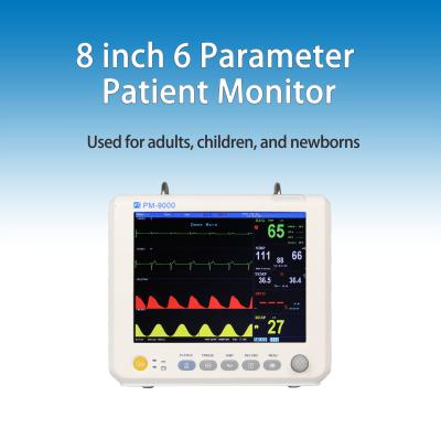 O CCU de ICU OU Vital Signs Patient Monitor 8 polegadas colorem a exposição de TFT LCD