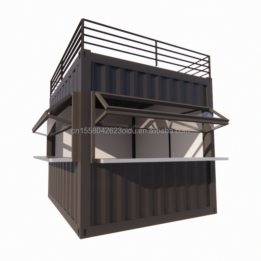 Modern Design Steel Buildings Flat Pack Shipping Prefabricated Sandwich Panel Pre Fab Container Folding Portable Foldable Container House