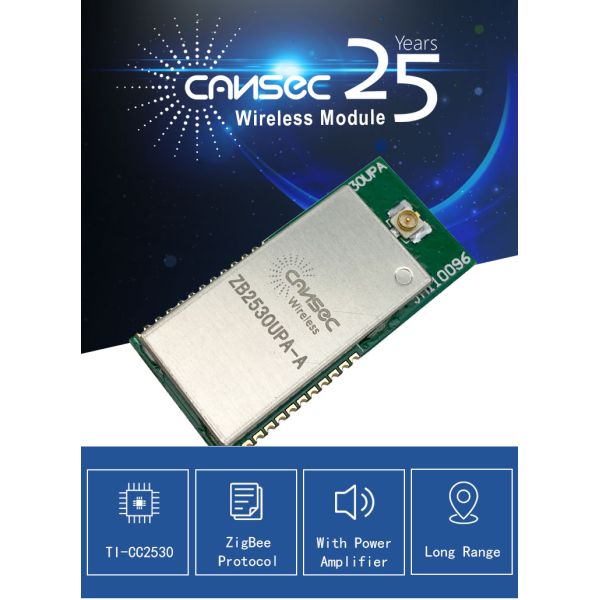 Модуль CC2530 ZB2530UPA-A Zigbee беспроводной с усилителем силы