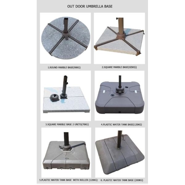 Горячая продажа Deluxe Новый стиль Висячий Дверный сад Внешний римский зонтик