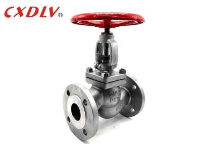 Carbon Steel Flanged Globe Valve Stainless Steel CF8 / CF8M Dn80