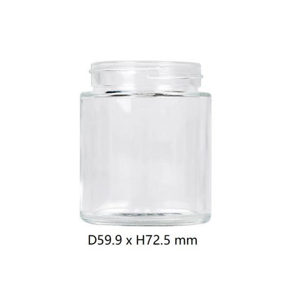 pot sans danger pour les enfants hermétique de fleur de  de pot en verre de mauvaise herbe de l'espace libre 4oz