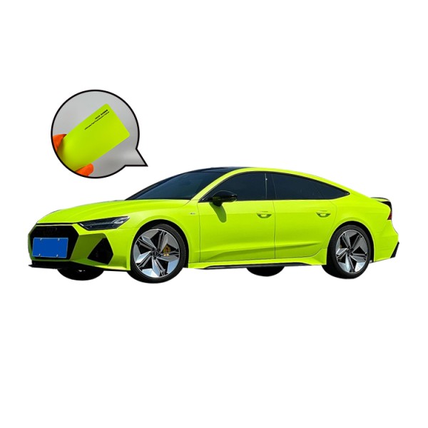 Magic Gold Orange Car Bonnet Stickers Car Side Sticker Sticker Car Decorative Film Pvc Pet Decorative Films Best-selling Orange