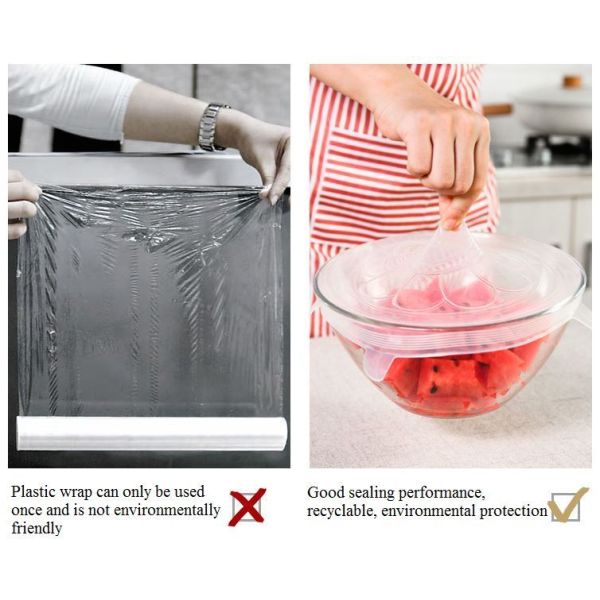 Silicone Stretch Preservation Cover,Silicone Fresh-Keeping Cover,Kitchen utensils fresh-keeping cover,Stretch Lid