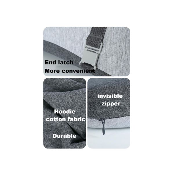 1kg Customized Color Memory Foam Lumbar Support Pillow for Car Seat and Office Chair