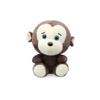 Pelez l'oreiller amical de peluche de singe de remplissage de coton de polypropylène