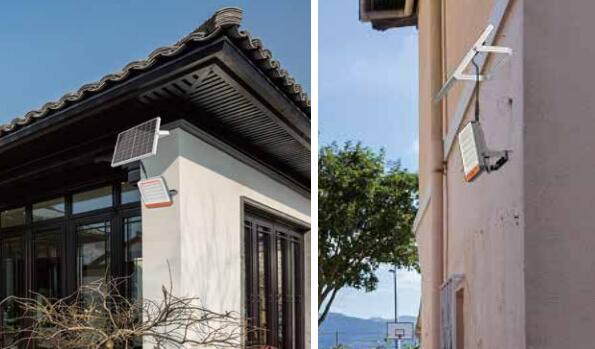 new attractive design solar garden flood led wall light IP65 waterproof 600lm 1000lm