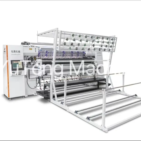 High Speed Computerized Non-shuttle Multi-needle Quilting Machine